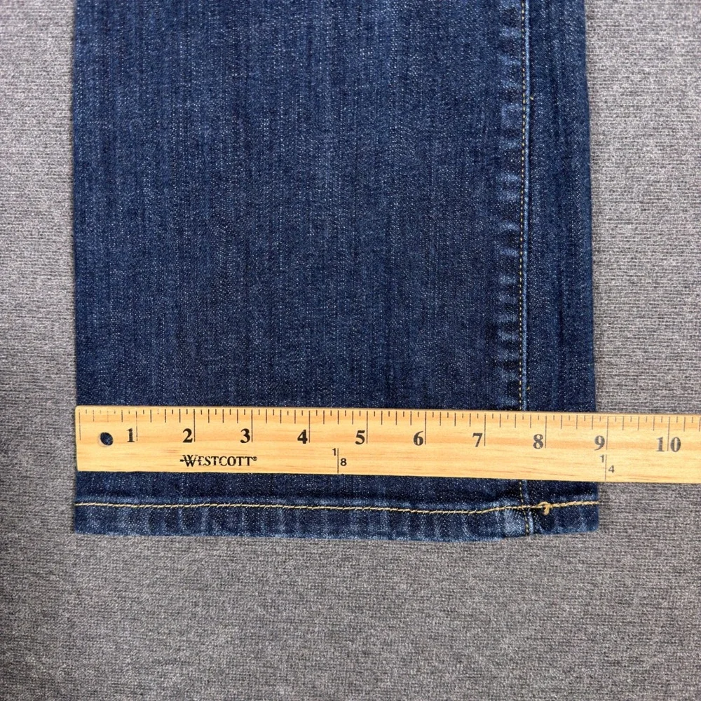 Levi's 545 Jeans Women's 8 Blue Low Rise Boot Cut Denim Stretch Dark Wash Boho